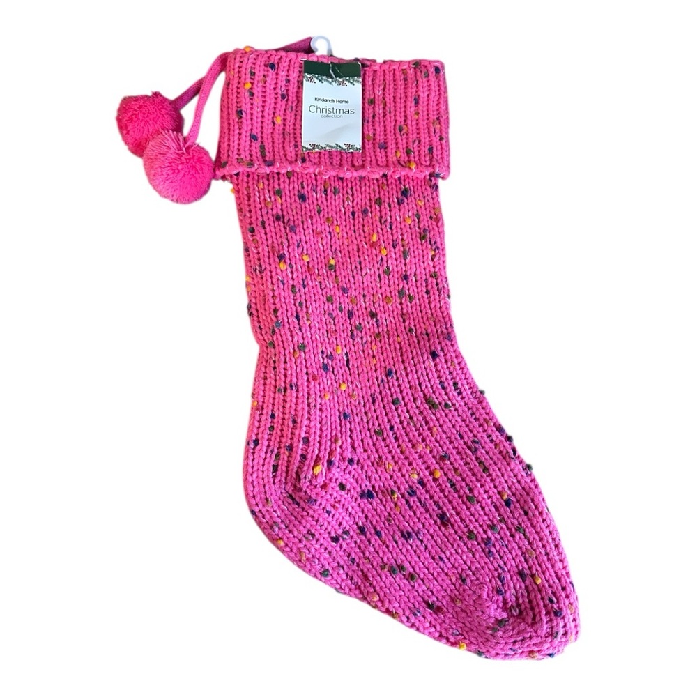 Kirkland’s 20” Confetti Christmas Stocking